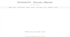 Desktop Screenshot of goldsmithsdealersindreams.com